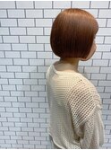 △オトナカワイイ ナチュラルハイトーン×ミニマムボブ△