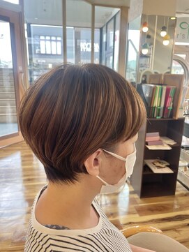 シャラクアクティ(sharaku acty) 〈40代〉シークレットハイライト+ハンサムショート