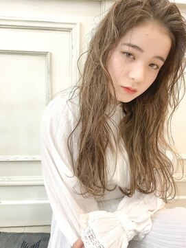 ヘアアンドメイク シークネクスト(HAIR&MAKE SeeK NEXT) 【SeeK NEXT】ソフトウェーブ×ミルクティーベージュ