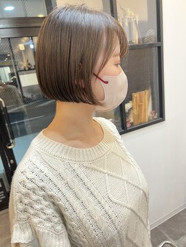 ラックバイアコースティック(lac by ACOUSTIC) 首がキレイに見えるミニボブ