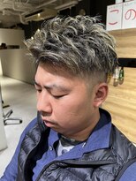 アンプヘアー 桂店(unpeu hair) メッシュキャップハイライト×ショート