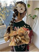 【ヘアセット】編みおろしヘア