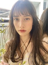 "giinii hair"ミルクティーベージュで柔らかい雰囲気に☆【インナーカラー/ハイライト/横浜駅/縮毛矯正】