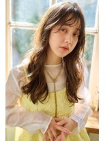 ネオリーブカフ 鶴ヶ峰店(Neolive caff)&nbsp;シースルーバングに、柔らかいウェーブ