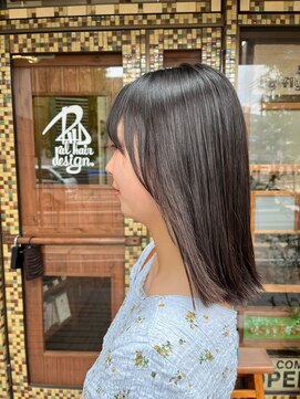 ラル ヘアデザイン(ral hair design) ナチュラルストレートヘア
