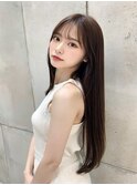 美髪ロング×ナチュラルストレート