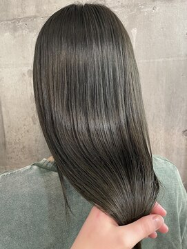 エクラートリアン 藤沢店(ECLART Lien) 赤み消しオリーブ[藤沢/髪質改善]