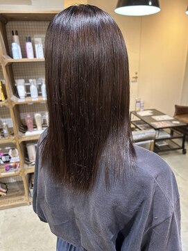 ロロネー 中津(Lolonois) 【Lolonois中津】髪質改善酸性ストレート×ラベンダーブラウン