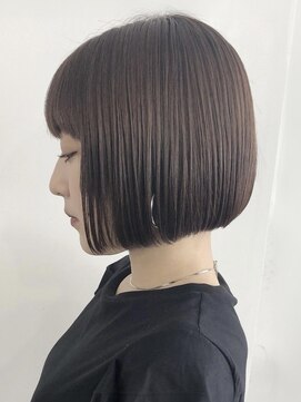 エリマ 武蔵小杉(elima) 大人ショートボブヘアミルクティーベージュカラーグレイカラー★