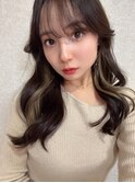 イヤリングカラー×ミルクティベージュ×韓国