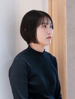 ナプリーフ(napleaf)の写真/【豪徳寺駅】作りこみすぎない抜け感もあるショート、ボブに。毎日のスタイリングも簡単に。