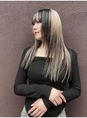 PALE BEIGE × BLACK 【セクションカラー】