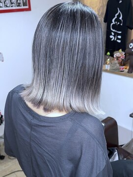 ブレイズヘアー(BLAZEhair) 【筋感バツグン】コントラストバレイヤージュ×ブリーチ３回