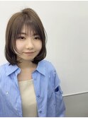 レイヤーボブ×ブリ無しミルクティー