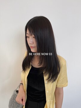 ビーヒアナウ N゜03 金沢駅西店(BE HERE NOW) 【韓国ヘア/レイヤーカット/ラベンダーブラウン】