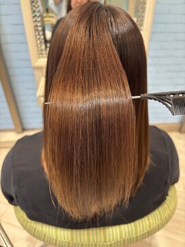ビス ヘア アンド ビューティー 西新井店(Vis Hair＆Beauty) 縮毛矯正ロングコスメストレート髪質改善ココア