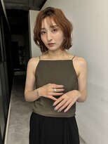 ロンドプロフィール 浦和(Lond profil)&nbsp;顔まわりレイヤー外ハネ韓国風ヘア髪質改善浦和ボブ