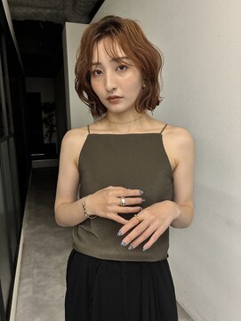 ロンドプロフィール 浦和(Lond profil) 顔まわりレイヤー外ハネ韓国風ヘア髪質改善浦和ボブ