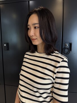 ラトリエ(L'Atelier) レイヤーボブ/ダークカラー/前髪なし