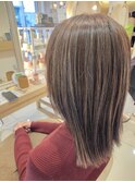 白髪ぼかしハイライト