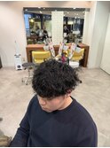 シャドウパーマニュアンスパーマ無造作パーマメンズパーマ