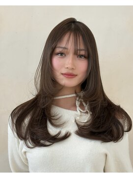 ザックラフィネ(ZACC raffine) セミロングレイヤー/ミルクブラウン