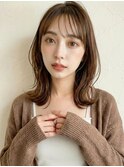 ブリーチなしミルクブラウン小顔くびれレイヤーA12越谷30代40代