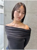 ヘイリーボブ×パツっとストレート