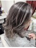 【ホワイト系orペールトーン】シャドールーツバレイヤージュ¥30000