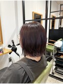 外ハネボブ×ピンクブラウン
