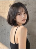 ショートボブ×レイヤーカット［レイヤー/ショートボブ/カラー］