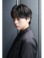 コア プラス 立川(COA PLUS)&nbsp;シースルーマッシュ　センターパート　韓国メンズカット　立川