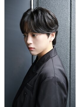 コア プラス 立川(COA PLUS) シースルーマッシュ センターパート 韓国メンズカット 立川