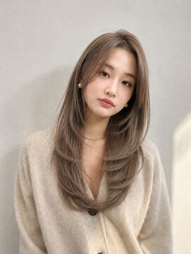 アース コアフュールボーテ 熊谷店(EARTH coiffure beaute) ナチュラルベージュ_ブリーチなし_レイヤーカット
