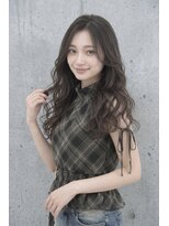 TMJ&nbsp;熊本/韓国ロング×コテ巻きパーマ×レイヤーカット