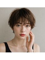 ネイヴスヘアー 福工大駅前店(Neivs Hair)&nbsp;丸みショートマッシュ