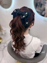 ヘアセット クラン ソア 心斎橋店(hair set Clan soar)&nbsp;編み込みポニーテール【クランソア】ヘアメ/ヘアセット/心斎橋
