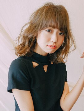 イングローブ ベイシア大原店(Ingrove) Aラインミディアムボブ