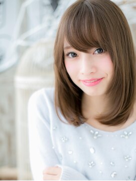 モッズヘア 越谷(mod's hair) *mod's越谷*女子力全開!斜めバング小顔ワンカールc