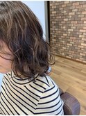 ナチュラルボブ☆バイオレットアッシュカラー