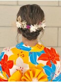 浴衣に似合う可愛いアレンジ