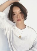 【小顔 ひし形を叶えるショートボブ】 表参道 20代 30代 40代