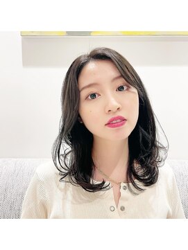 ローネス ギンザ(LONESS ginza) 大人可愛い20代30代40代暗髪カラー色っぽレイヤー☆かき上げヘア