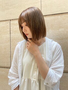 リベルテ(LIBERTE) Liberte銀座 大人可愛い小顔ショート×ミルクティーベージュ