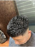 クロップスキンフェード&濡れパン　新橋　理容室　ヒロ銀座