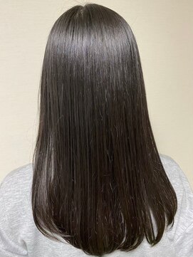 ケアリー 流山おおたかの森(Carelly) 大人かわいい前髪セシルカットココアブラウンフリンジウェーブ