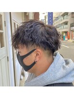 ハシゴ(hasigo.) 大阪ツイストスパイラルパーマ　大阪メンズパーマ