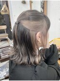 【イヤリングカラー】ミルクティベージュ×ダークグレージュ♪