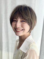 クロト(Clotho) ショートカット/髪質改善縮毛矯正白髪ぼかしレイヤーカラーボブ