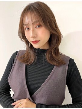 レイラバイアフロート 吉祥寺(Lila by afloat) くびれヘア/モカブラウン/フェイスレイヤー